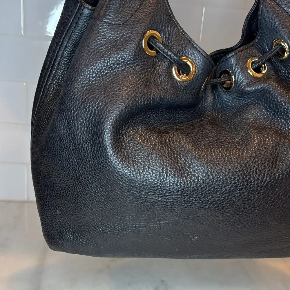 Michael Kors Purse Leather Handbag Camden Large Pebbled Hobo Pocketbook Bag